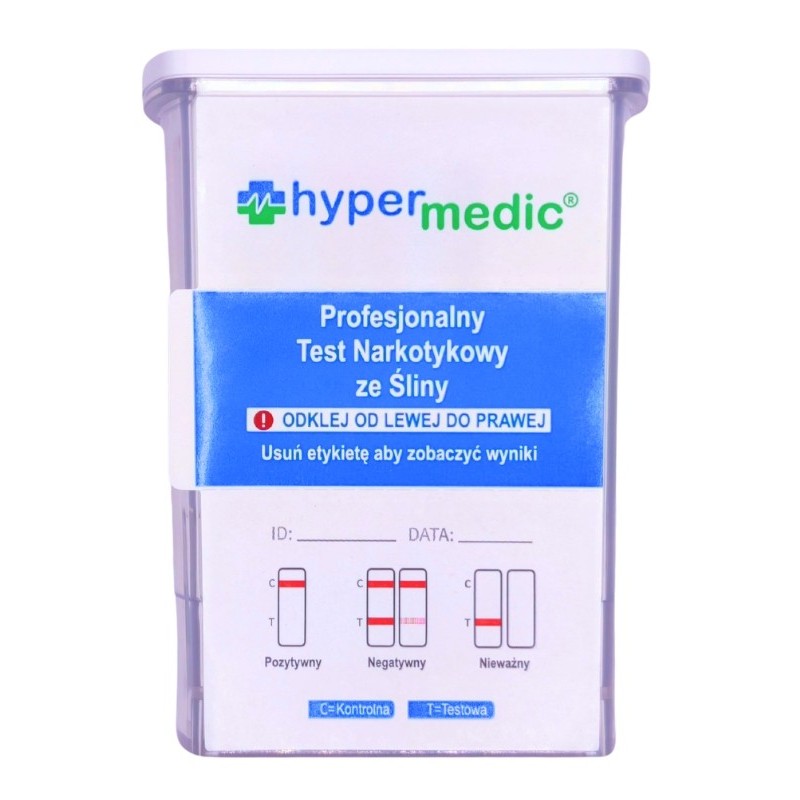 test na narkotyki test ze śliny na 8 substancji narkotest Hypermedic