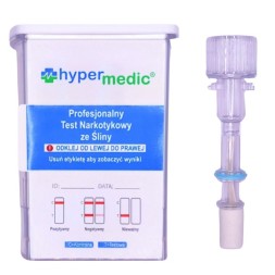 test na narkotyki test ze śliny na 8 substancji narkotest Hypermedic