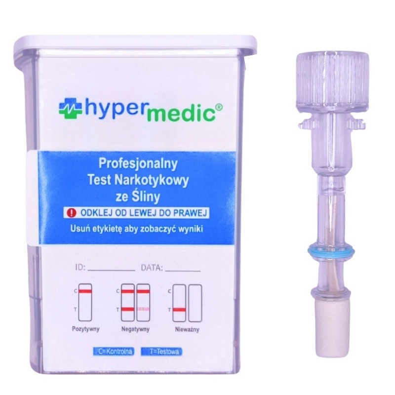 test na narkotyki test ze śliny na 8 substancji narkotest Hypermedic